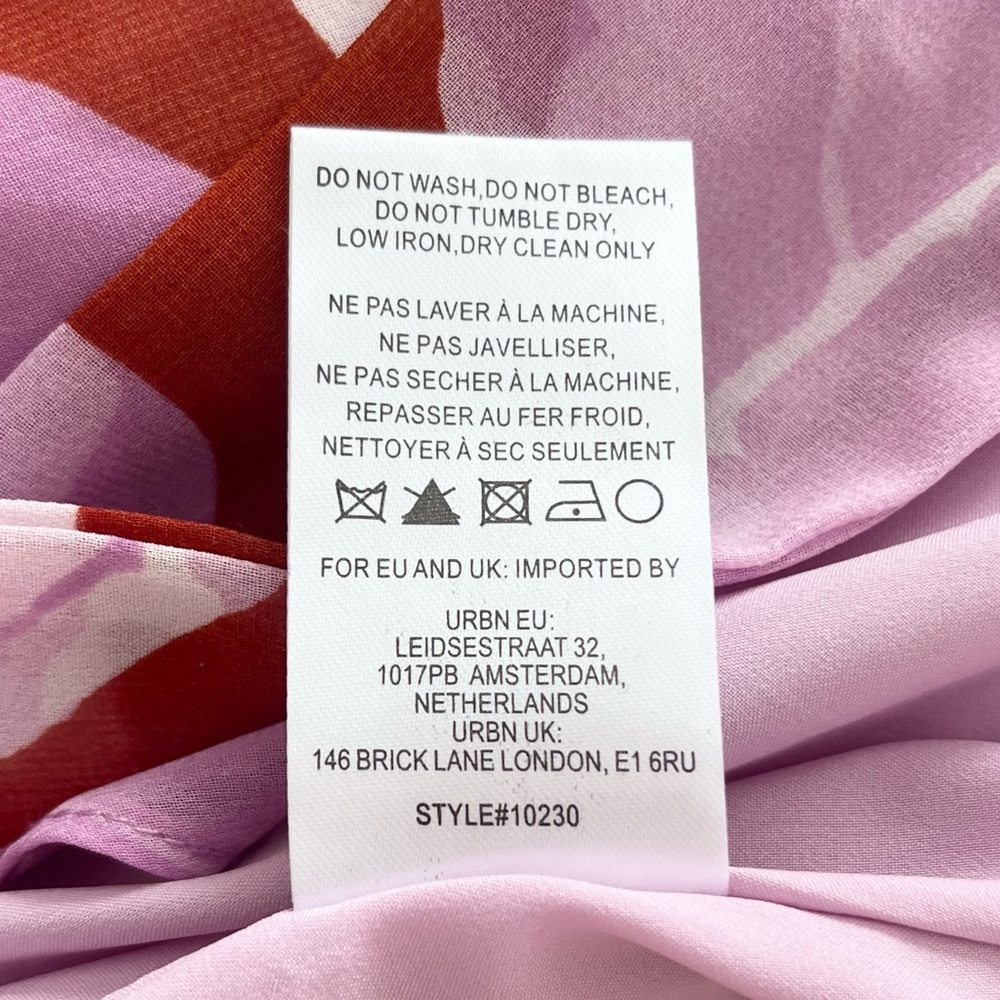 Anthropologie Hutch Geo Wrap Maxi Dress Bohemian Flowy - Picture 10 of 10